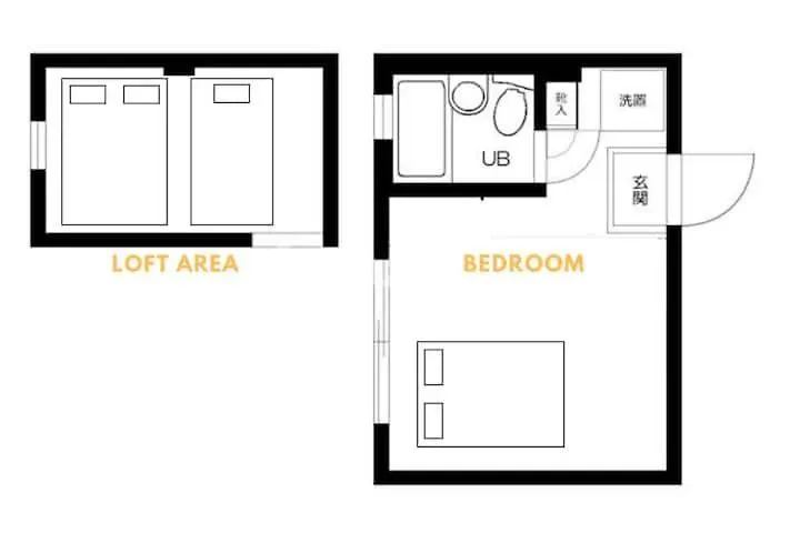 Ha3新宿最中心 Shinjuku Loft Room Tokio 0*,  Japan
